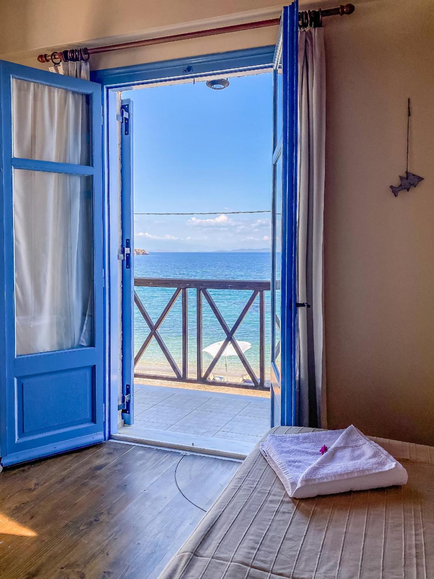 Kyparissis Beach Houses Skala Mistegnon Экстерьер фото
